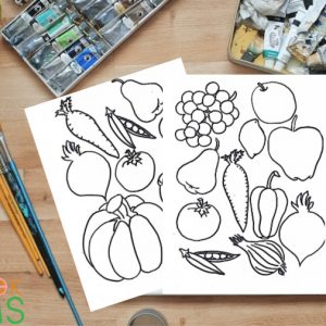 Horn of Plenty Cornucopia Printable Template