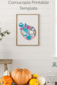 Horn of Plenty Cornucopia Craft for Thanksgiving