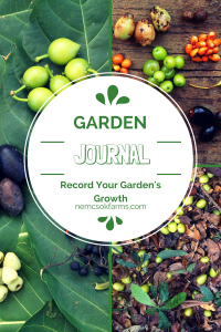 printable Garden Journal to record your garden's progress