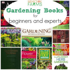 11 of the best gardening books for beginners and experts alike. Vegetables, flowers and herb gardening, container and square foot gardening and journalling.