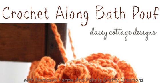 DIY Bath Pouf for Mother's Day - complete witha crochet tutorial