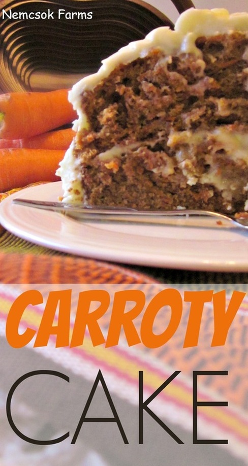 Carroty Cake Harvest fresh carrots from your garden to make this ultimate fall treat.