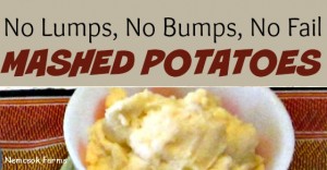 Seems easy, right? Mashed potatoes? Cook, mash, eat? Read on my friends, read on.