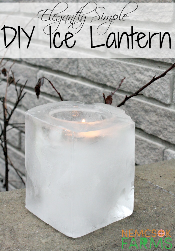 How to Make an Ice Lantern