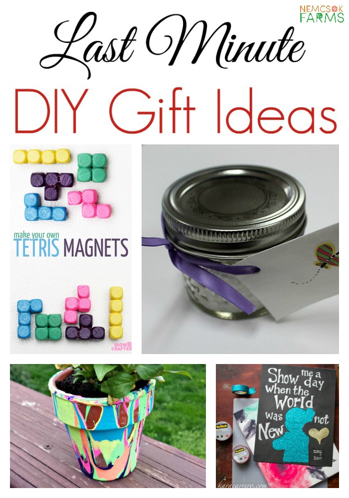 Last Minute DIY Gift Ideas for Everyone on Your List