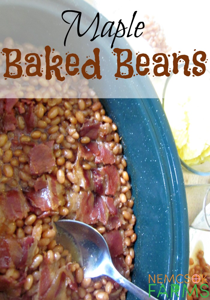 Maple Baked Beans A family tradition. Get this in the oven in the morning, let it cook all day, and anticipation will keep you going until supper!