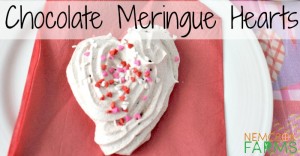 Melt in your mouth Chocolate Meringue Hearts for your Sweetest Valentine