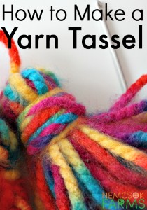 How to Make a Yarn Tassel - the simplest embelishment