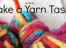 How to Make a Yarn Tassel - the simplest embelishment