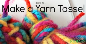 How to Make a Yarn Tassel - the simplest embelishment