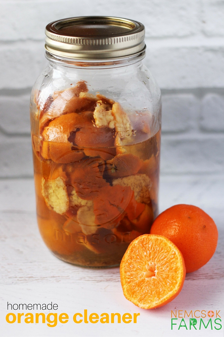 Homemade Cleaners, Healthy Home series: a Homemade Orange Cleaner.