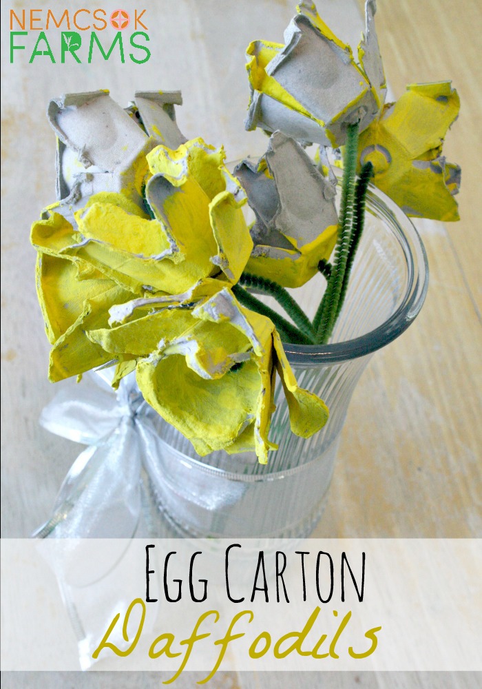 Egg Carton Daffodils