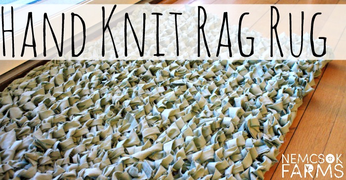 Knit a Rag Rug Out of an Old Sheet – Knitting