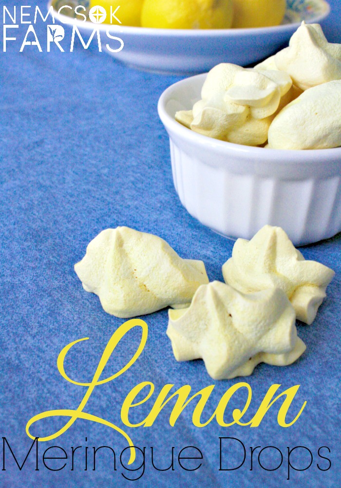 Light and Lemony Melt in Your Mouth Lemon Meringue Drop Recipe