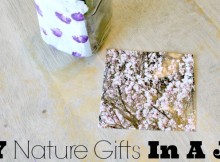 DIY Nature Gifts in A Jar - the perfect Mohter's Day, Father's Day, Teacher's Appreciation Day, or Any Occasion Gift Made with Upcycled Materials and Things Found in Nature