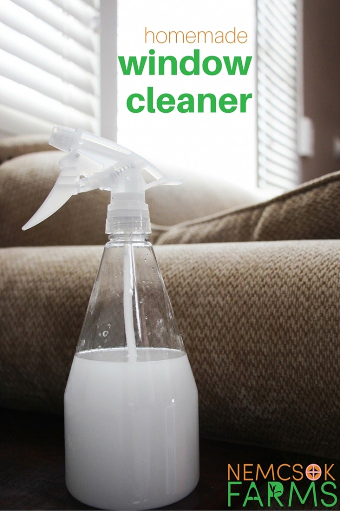 HOMEMADE CLEANERS, HEALTHY HOME HOMEMADE WINDOW CLEANER