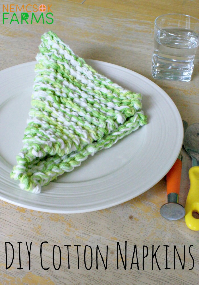 Homemade Cloth Napkins- A Cultivated Nest