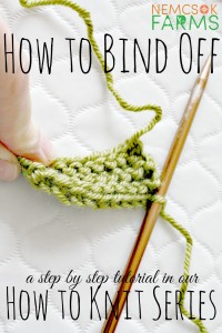 Knitting Bind Off Methods - Part 4 of Our How To Knit Series. A step by step tutorial to show you how to do the basic knitting stitches, from casting on to binding off