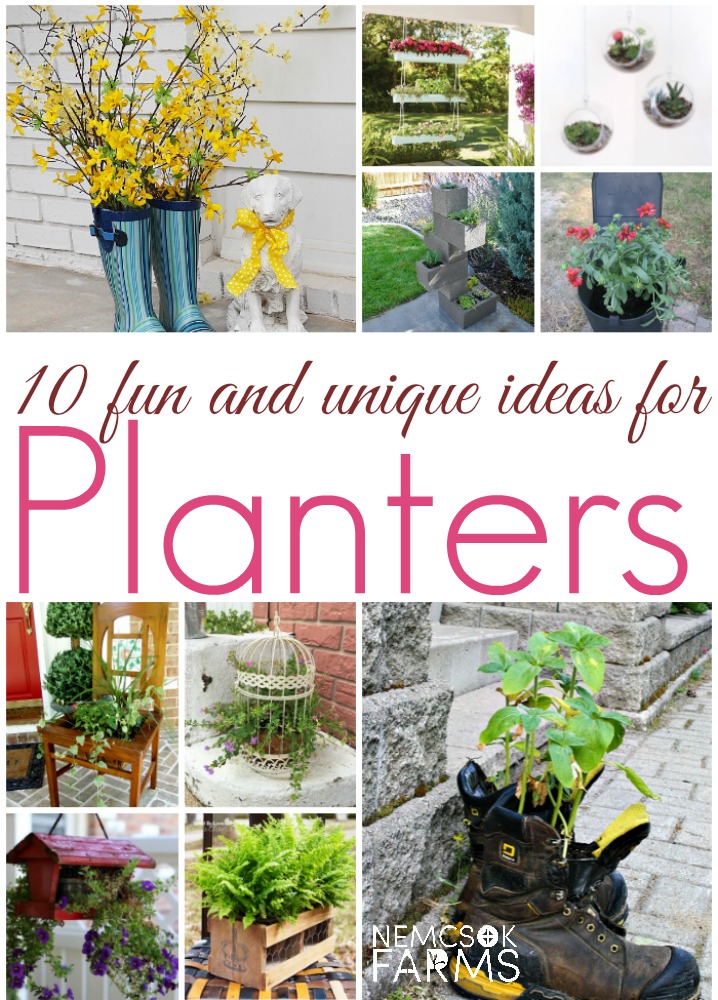 10 Unique Flower Planter Ideas to Liven Up Your Space