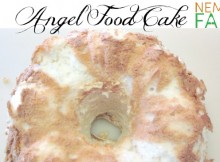 Homemade Angel Food Cake from scratch - healthy and delicious and not nearly as hard as you might think!