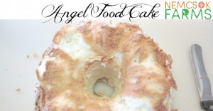 Homemade Angel Food Cake from scratch - healthy and delicious and not nearly as hard as you might think!
