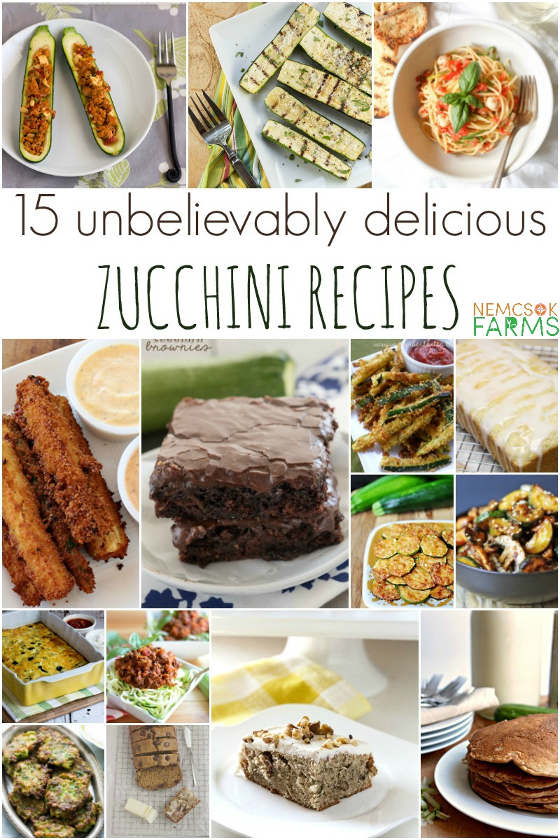 15 Unbelievably Good Zucchini Recipes - Nemcsok Farms