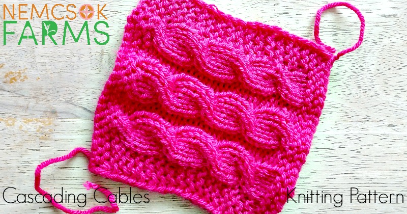 Cascading Cables Blanket Square Pattern post thumbnail image