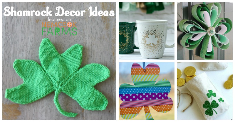 Here are 14 Lucky Shamrock DIY Decor Ideas, that are easy on time, light on the budget, and heavy on the green!