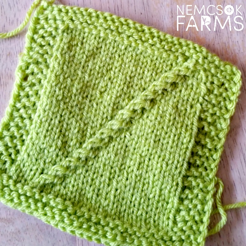 Join in on the knitting fun with the 3 Stitch Twist Blanket Square pattern and be part of the Harmony Blanket Knit-A-Long