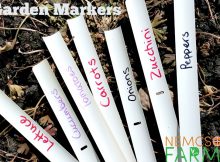 Incredibly smart, super easy DIY garden markers made with an upcycle that you are going to feel great about! And brilliant!