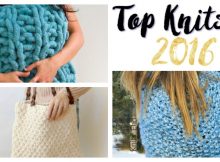 Top Knitting Patterns of 2016 from the Messy Mom Bun Hat, to the Faux Cable Infinity Scarf to the Yoga Socks to the Snuggle Sack . You Need this list.