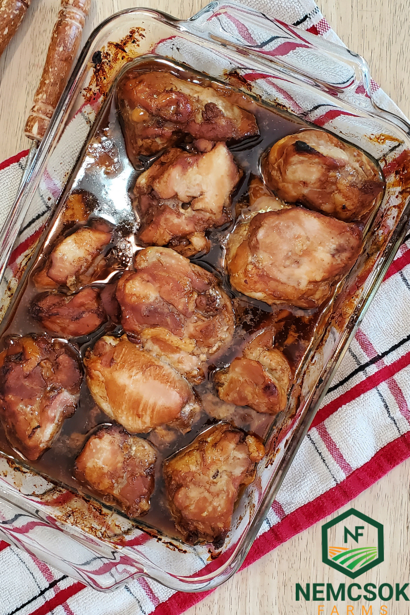Oven Baked Chicken in Honey Birch Sauce Recipe for Gourmet Birch Syrup