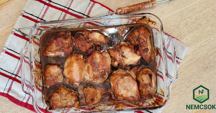 Oven Baked Chicken in Honey Birch Sauce Recipe for Gourmet Birch Syrup