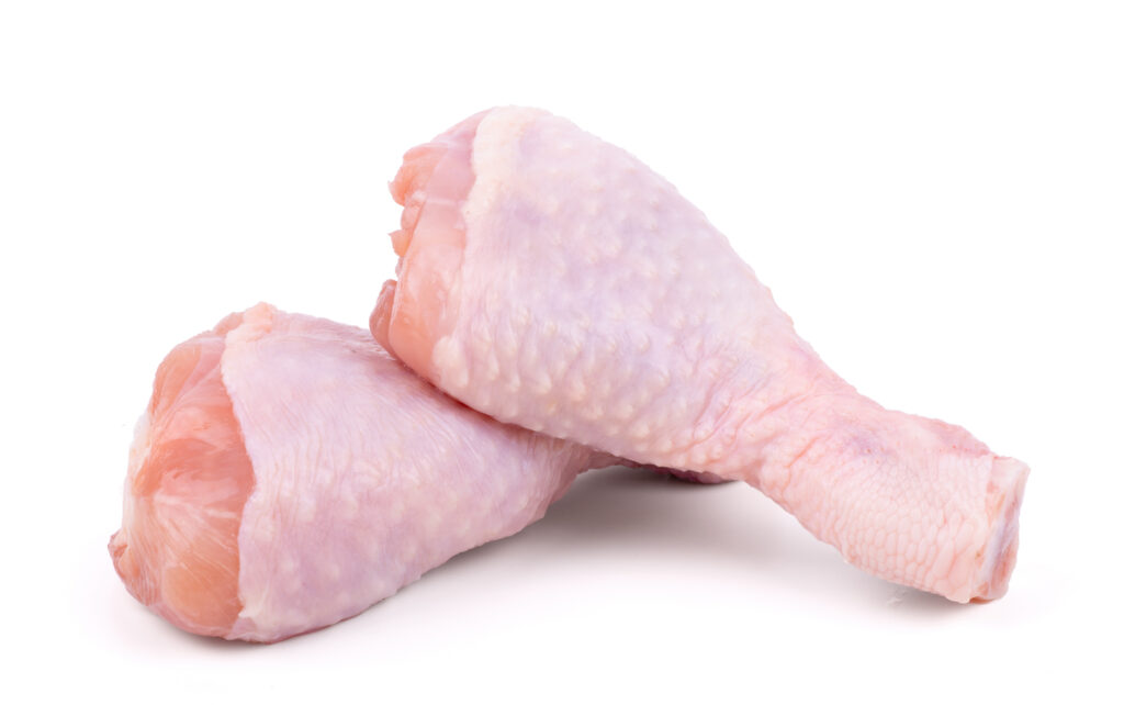 Frozen Chicken Drumsticks - Raised free range on our farm near Englehart in the District of Timiskaming .
