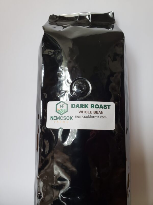 Dark Roast Coffee, Whole Bean 1 lb bag